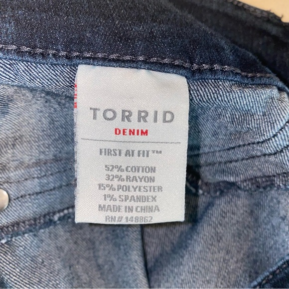 Torrid dark navy jeggings, sz 16 short - Picture 12 of 15